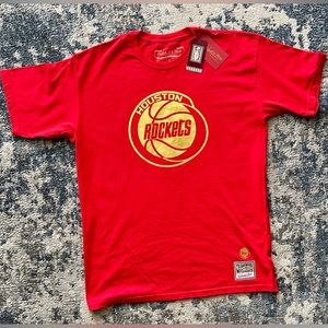 Houston Rockets Mitchell & Ness Graphic Tee Mens Large